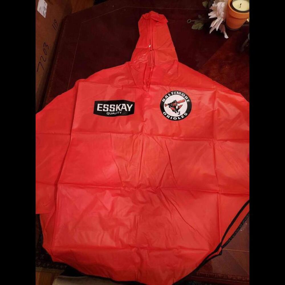 Vintage Baltimore Orioles Childs  Poncho size Small